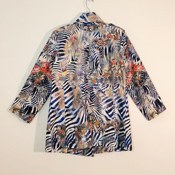 Etoile Du Monde Multicolor Button Jacket - Picture 12 of 16